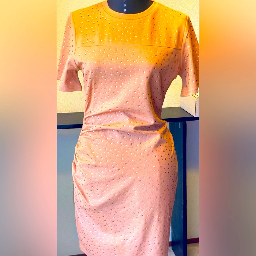 AKIRA RHINESTONE FIGURE FLATTERING DRESS BRAND NEW WITH TAGS SIZE SMALL